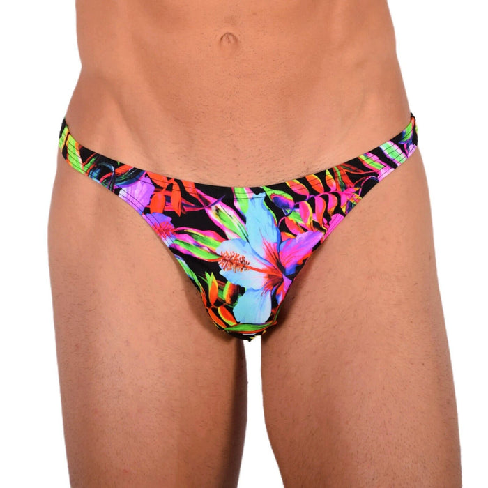 XS/S SMU Walking around Tanning Multicolor Thong MX19 34044