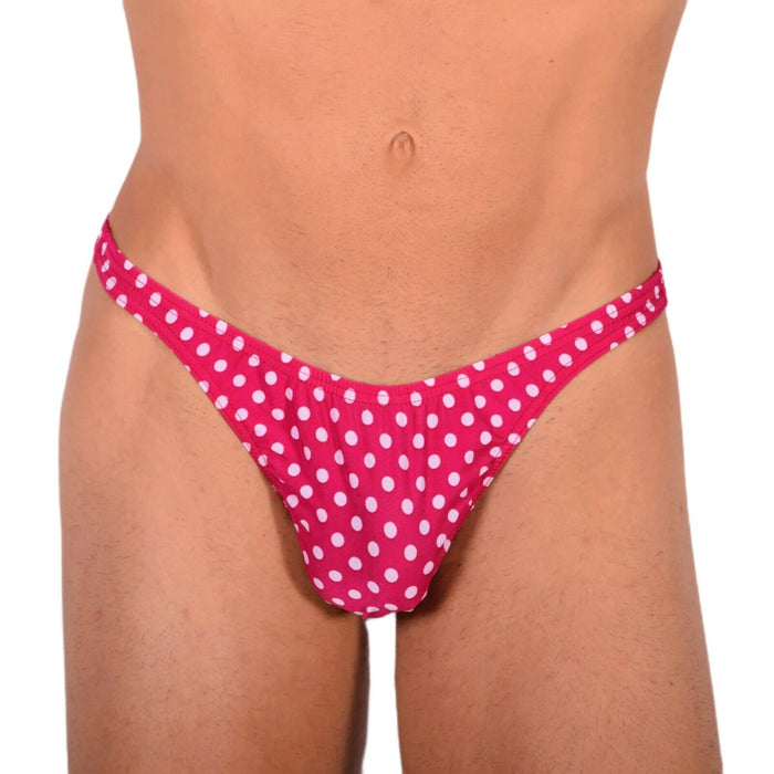 XS/S SMU Tanning Walking around Pink Thong MX19 34049