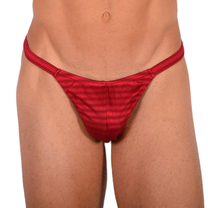 XS/S SMU Tanning Walking around Red Thong MX20 34055