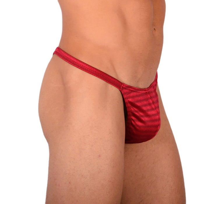 XS/S SMU Tanning Walking around Red Thong MX20 34055