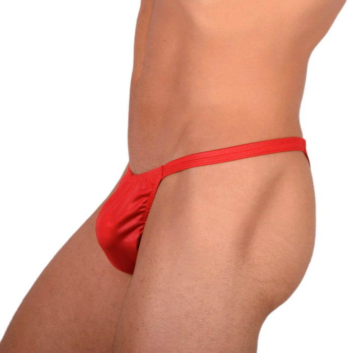 XS/S SMU Tanning Walking around Red Thong MX20 34057