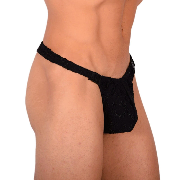 S/M SMU Sexy Detachable Black Thong MX20 34074