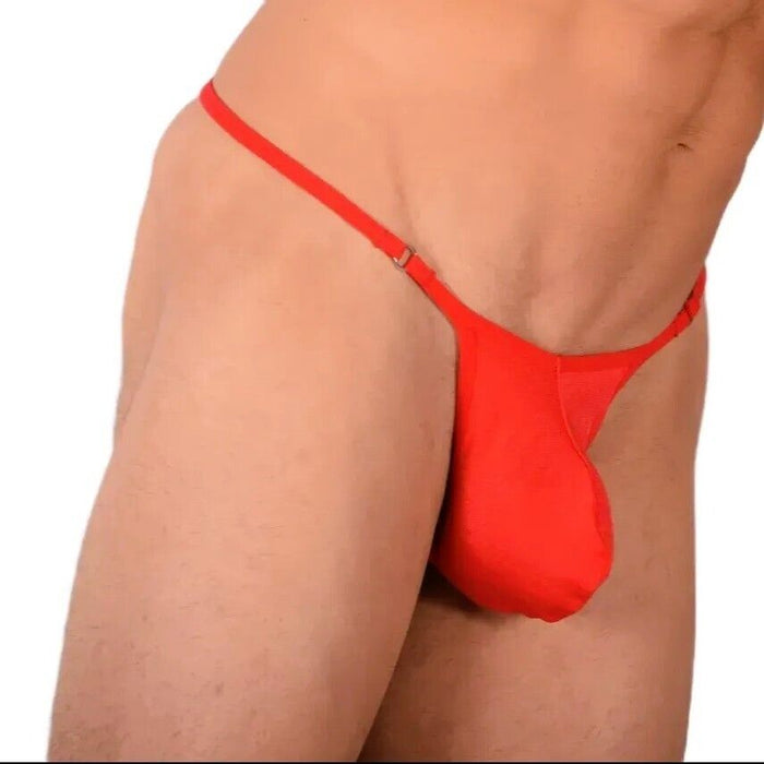 SMALL SMU Sexy Orange Thong MX20 34107