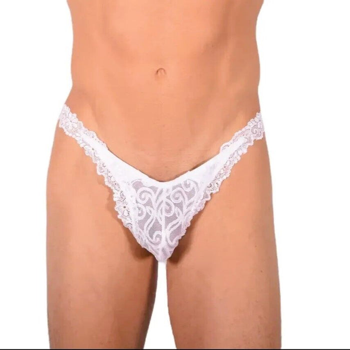 M/L SMU Thong Sensual Pure White MX20 34123