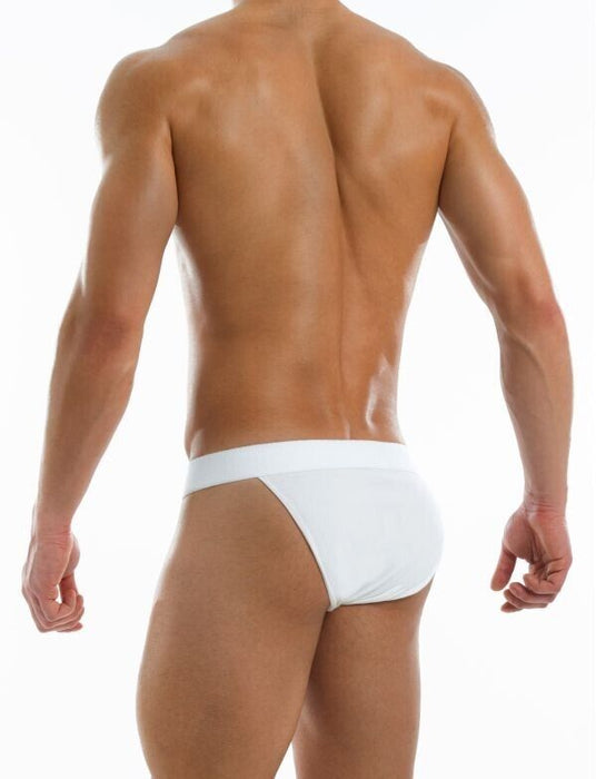 MODUS VIVENDI Sumo Brief or T-String Functional Press-Stud Buttons White 15012