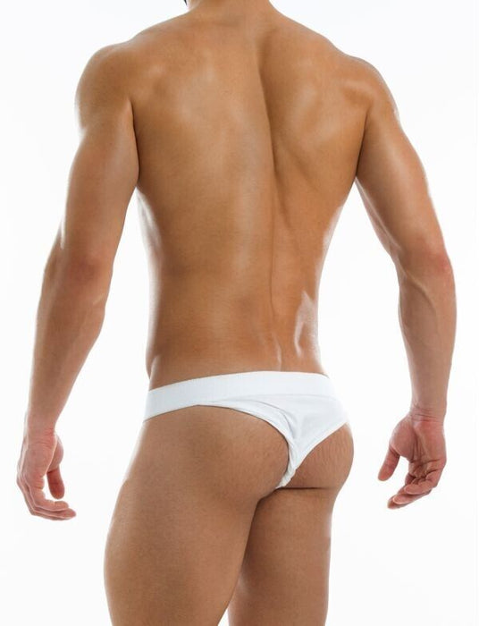 MODUS VIVENDI Sumo Brief or T-String Functional Press-Stud Buttons White 15012