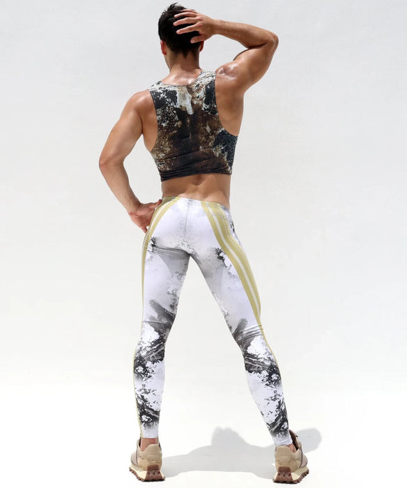 RUFSKIN Sport Legging 764 Premium 4-Way Stretch Microfiber Sublimation Print 80