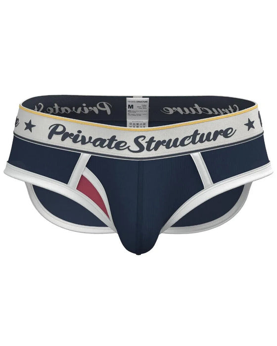 PRIVATE STRUCTURE Briefs Classic Mid-Waist Mini Brief Vintage Navy 4529 55