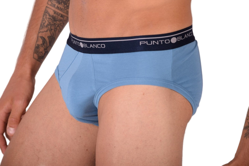 Small Punto Blanco Brief Basix Briefs Sustainable Cotton Pale Blue 53489 P18