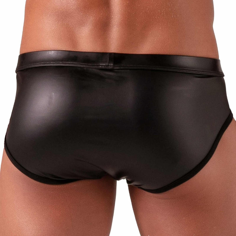 Absolu Male By TOF PARIS Master Briefs With Secret Pocket Optimal Pouch in Black