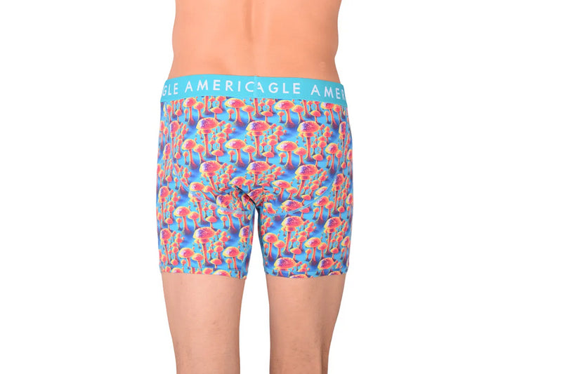 American Eagle Mushroom Print Fly Front Boxer Brief AE1