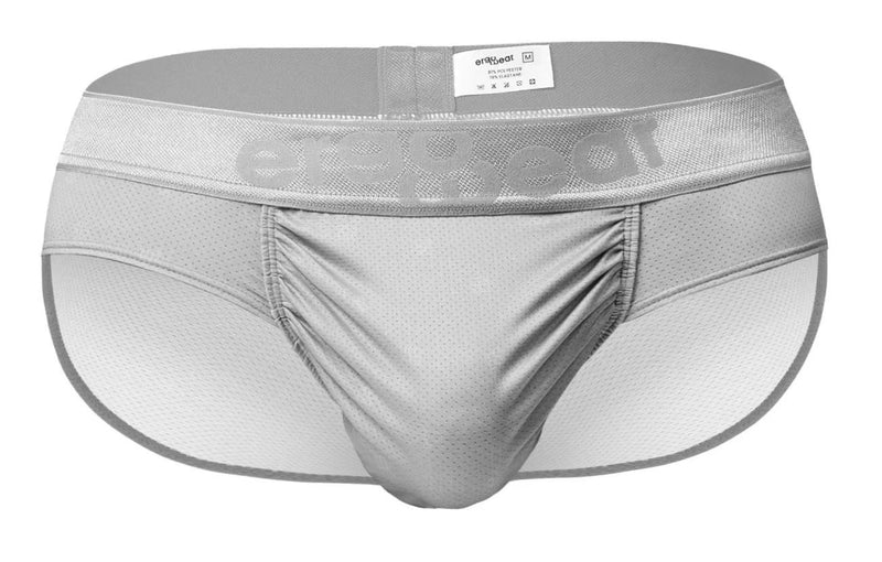 ErgoWear FEEL SE Briefs MicroMesh 4-Way Stretch Adaptable Pouch Silver 1759 25