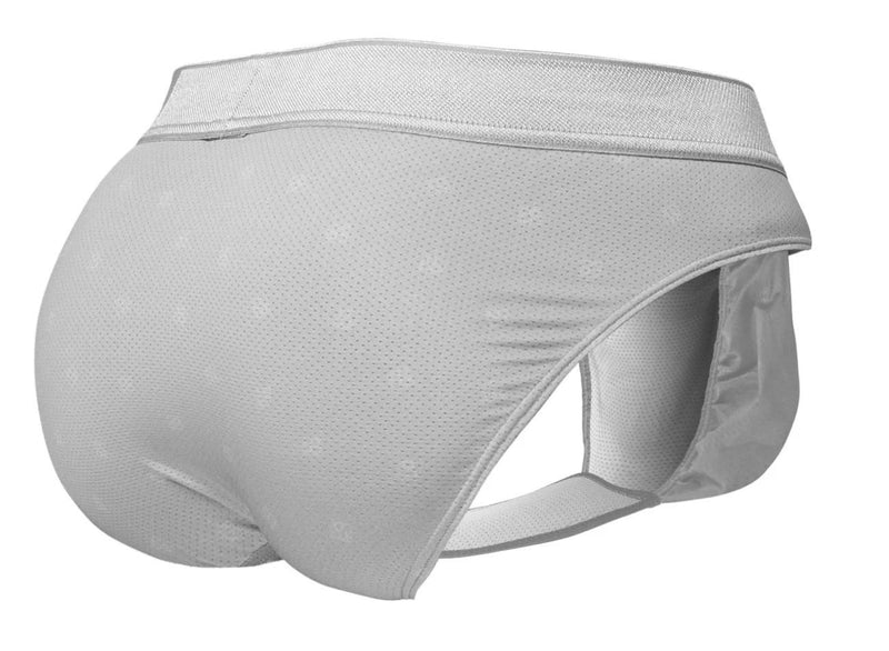 ErgoWear FEEL SE Briefs MicroMesh 4-Way Stretch Adaptable Pouch Silver 1759 25