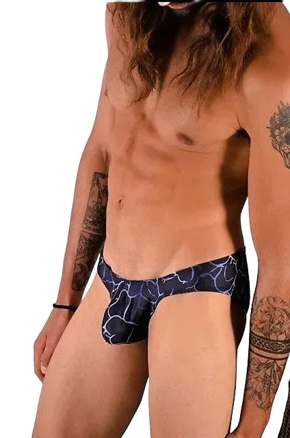 SMU Artistic Mini Briefs Speedo Cut In Navy P01503 H18