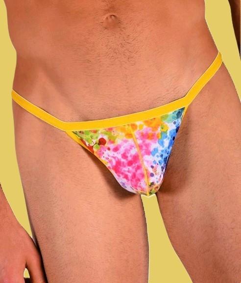 SMU Splash Tiny Men's G-String Multicolor P01014 H04