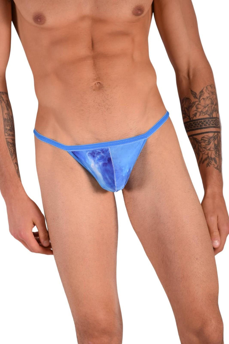SMU Proud Tiny Tanning Walk Around G-String Light Blue H07