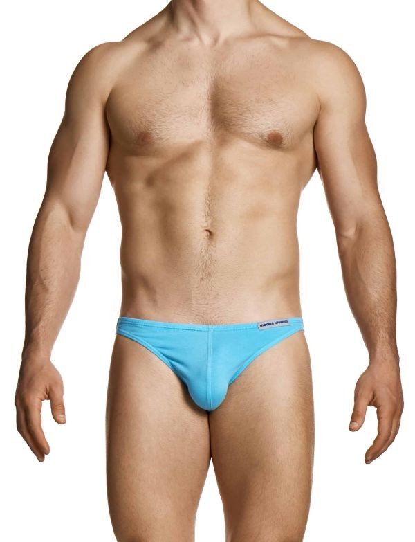 MODUS VIVENDI Upcycled Cotton Thong String-Style Knit Thongs in Blue 22411-1 104
