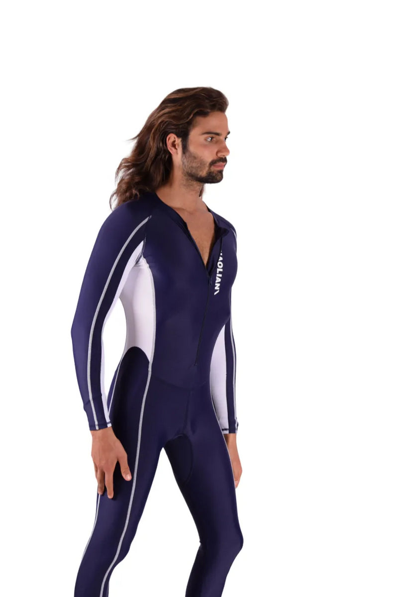 SMU Full Singlet Bodysuit Competition Swimwear Diving Wetsuit Navy 1