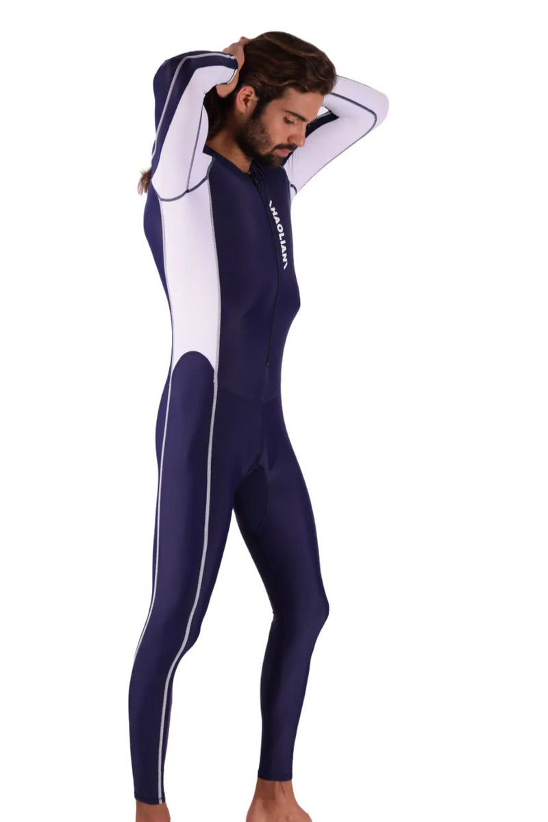SMU Full Singlet Bodysuit Competition Swimwear Diving Wetsuit Navy 1