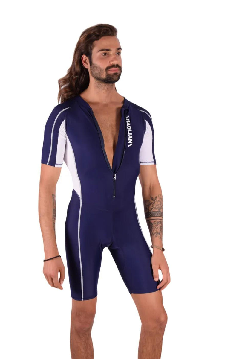 SMU Singlet Competition Swimwear Diving Bodysuit Short Navy 2B