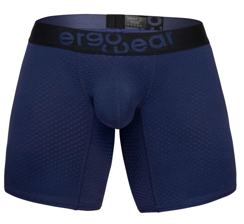ErgoWear Boxer Briefs MAX Flow Stretchy Mid-Cut Long Boxer in Dark Blue 1792 108