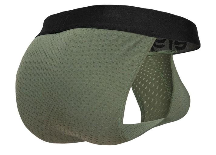 ErgoWear Bikini Briefs MAX Flow Micro-Perforated Mesh Brief Dark Green 1786 53