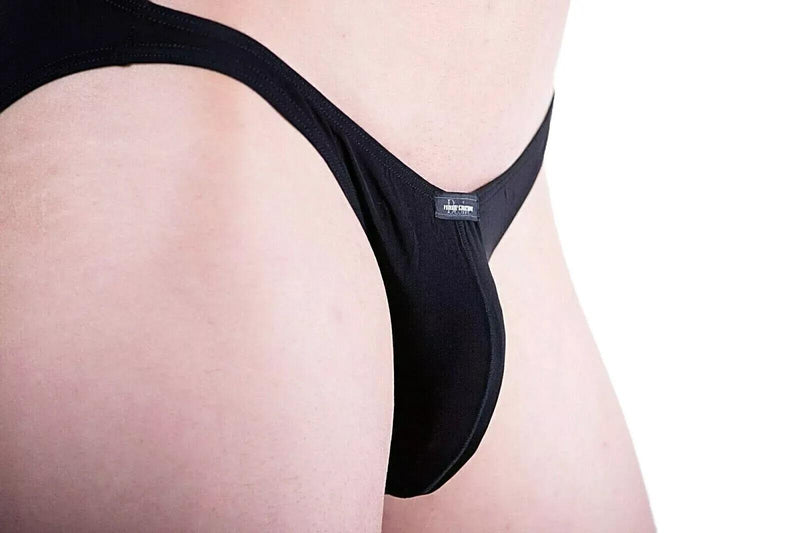 Private Structure Brief Desire Glaze Briefs-Bikini Cut Black 3571 66