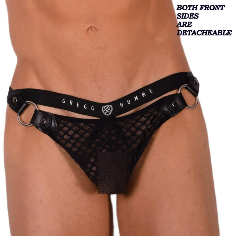 Small Gregg Homme  Sexy C-Thru Mesh Black Thong 33952 MX18