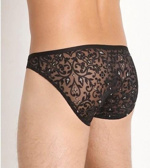 Gregg Homme Briefs Floral Burnout Rococo Mesh Brief 142103 68