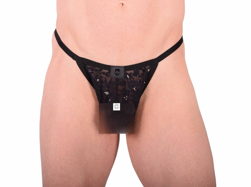 Small String Gregg Homme Floral Burnout Rococo G-String 142116 68