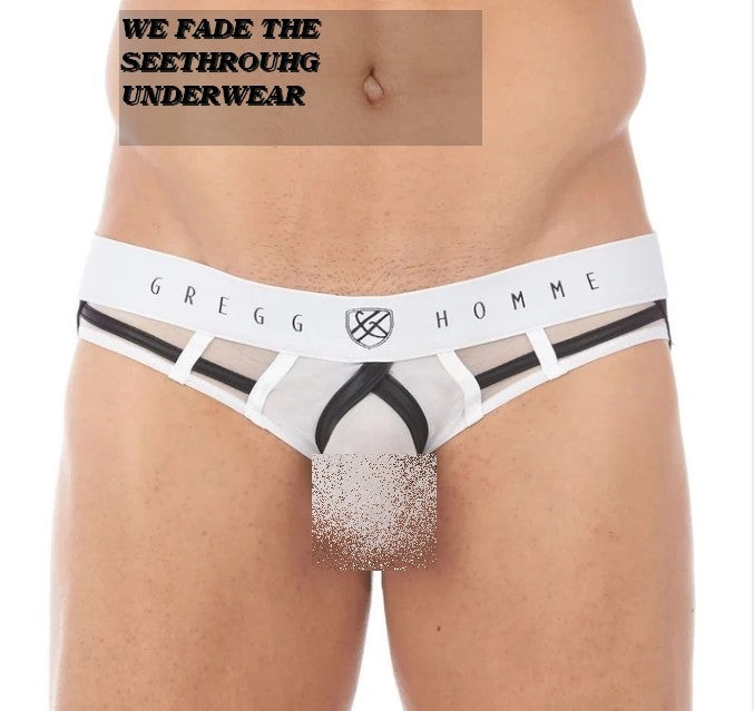 Medium Gregg Homme Erupt Jockstrap Stretch Sheer Mesh Jock White 140034 128