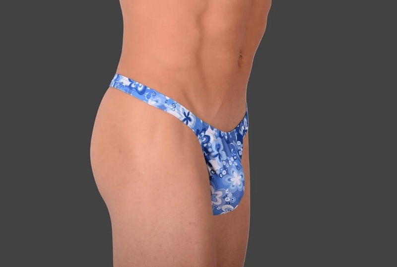 S/M SMU Thong Aqua 30-32 inch Waist 105222 MX2