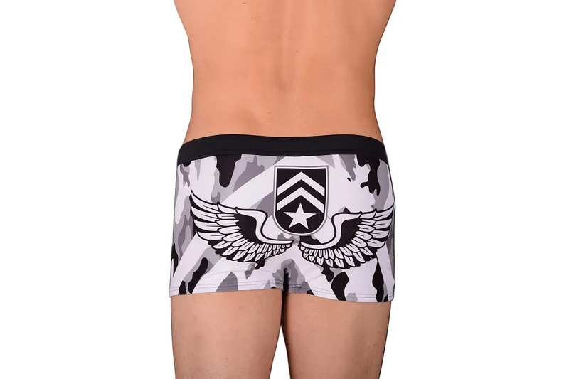 Medium Solstice Gray Camo Swim Trunk Gregg Homme 111035