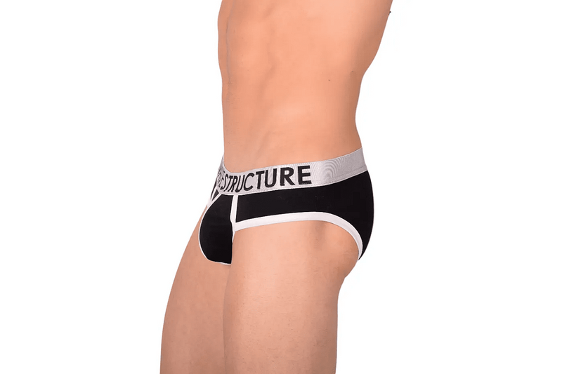 Small Private Structure Platinum Black Brief 3791