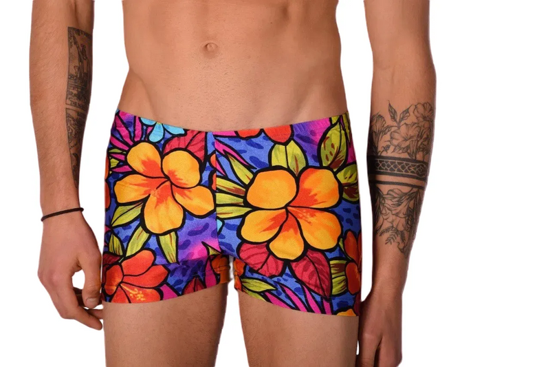 XS/S SMU Swim Hipster Underwear Hot Flowers 43108 MX12