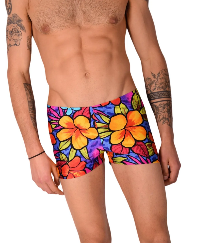 XS/S SMU Swim Hipster Underwear Hot Flowers 43108 MX12