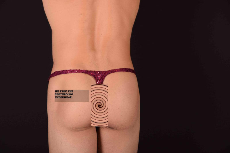 Medium SMU Detachable Red Thong 32/34" MX22 110123