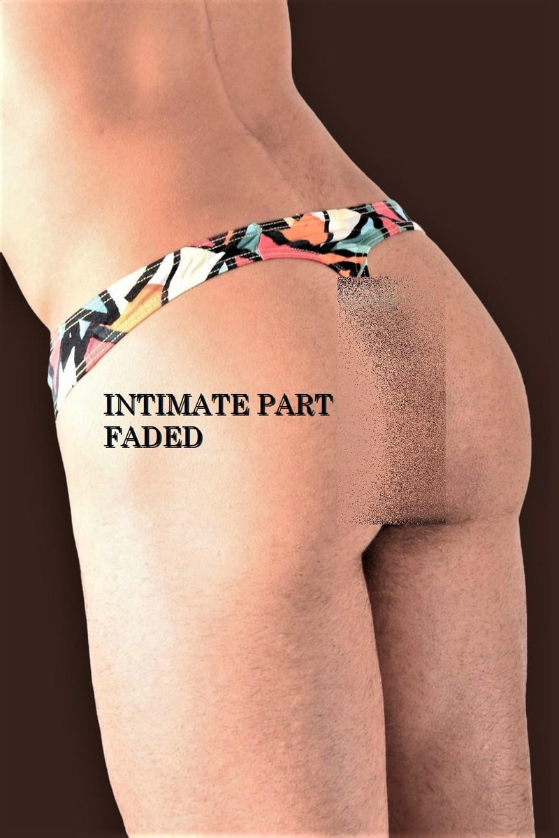 SMU Abstract Thong Fashion Soft Multicolor 400704 42