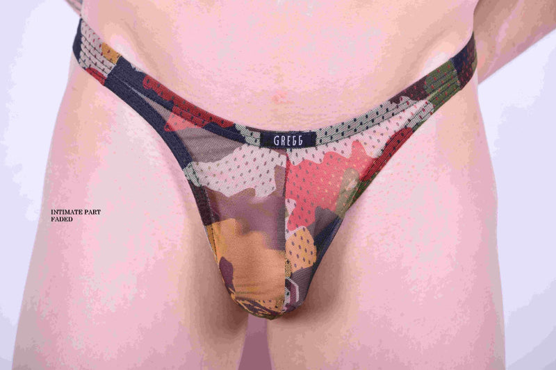 XL Gregg Homme Broadway Sheer Thong Gar04
