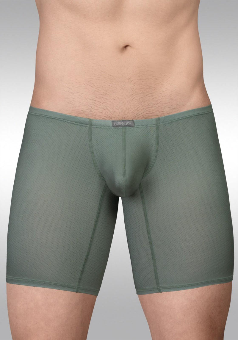ErgoWear Long Boxer Briefs X4D SE Midcut in Olive Green 1804 17