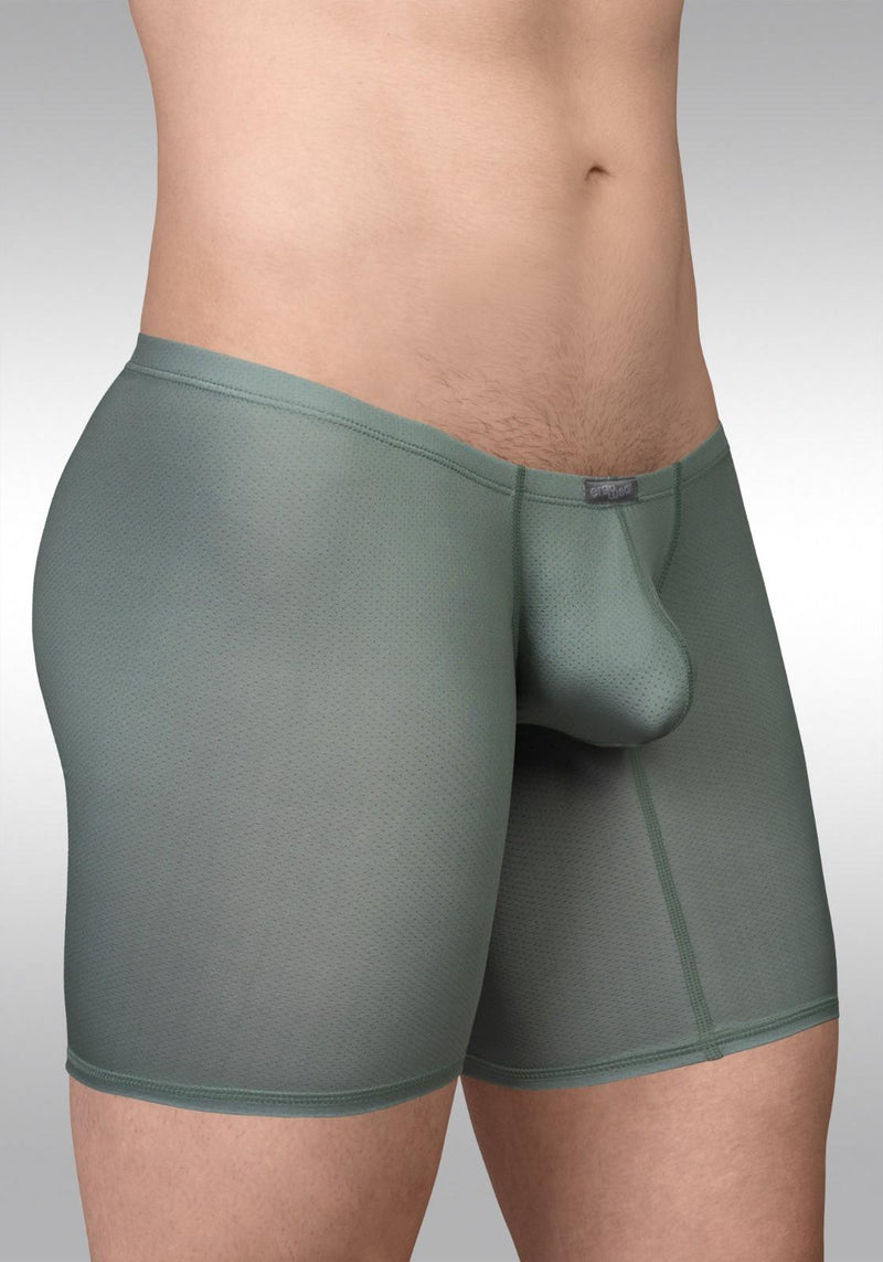 ErgoWear Long Boxer Briefs X4D SE Midcut in Olive Green 1804 17