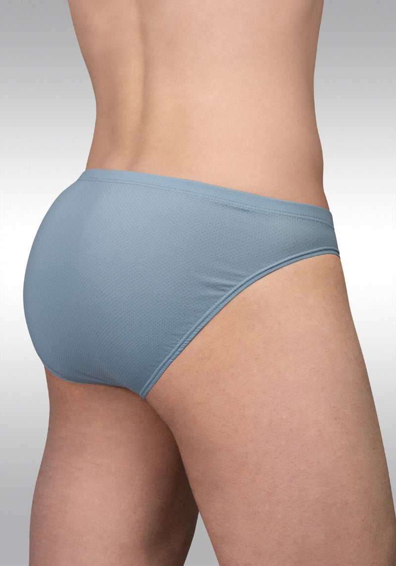 ErgoWear Bikini Briefs X4D SE 3D Pouch Micro-Mesh in Stone Blue 1806 14