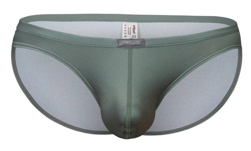 ErgoWear Bikini Briefs X4D SE 3D Pouch Micro-Mesh in Olive Green 1802 14