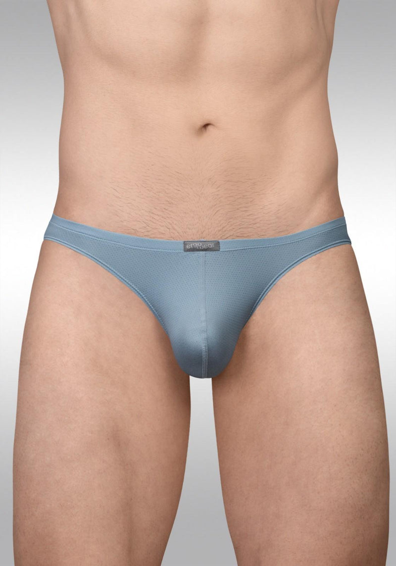 ErgoWear Thongs X4D SE 3D Pouch Micro-Mesh Thong in Stone Blue 1805 142