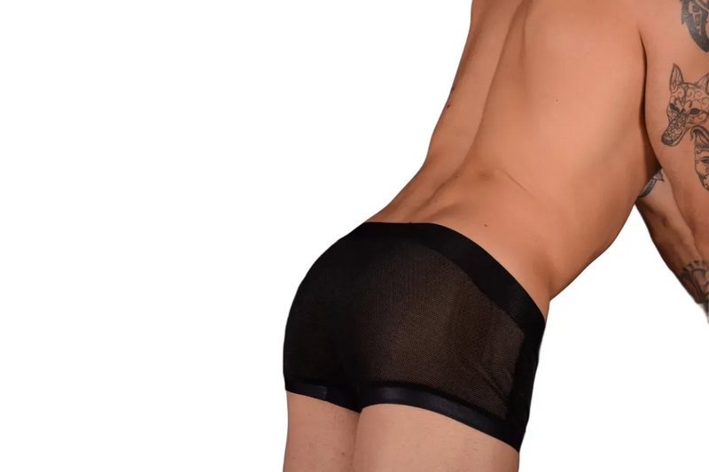 Small Modus Vivendi Sheer Black Boxer 154B