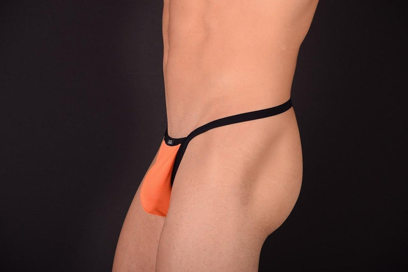 Large Gregg homme Breathable G-String Orange 3011 B22