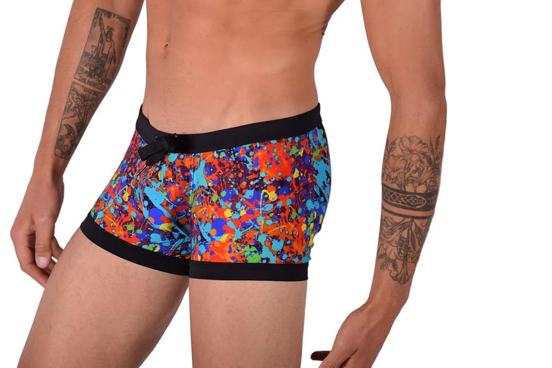 Small Gregg homme Swimsuit Boxer Hipster Multi 60008 MX23