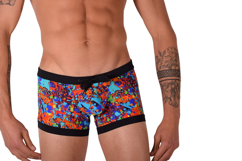 Small Gregg Homme Swim Shorts Boxer Multi 60008 MX23