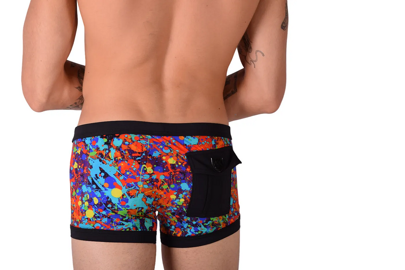 Small Gregg Homme Swim Shorts Boxer Multi 60008 MX23