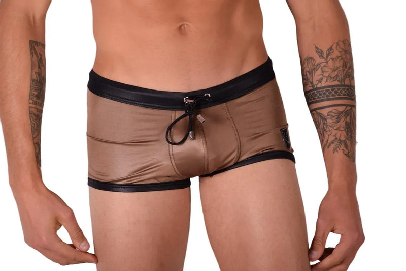 Small Gregg Homme Swimwear Short Hightides Swim Trunk Squarecut Copper 112835 134